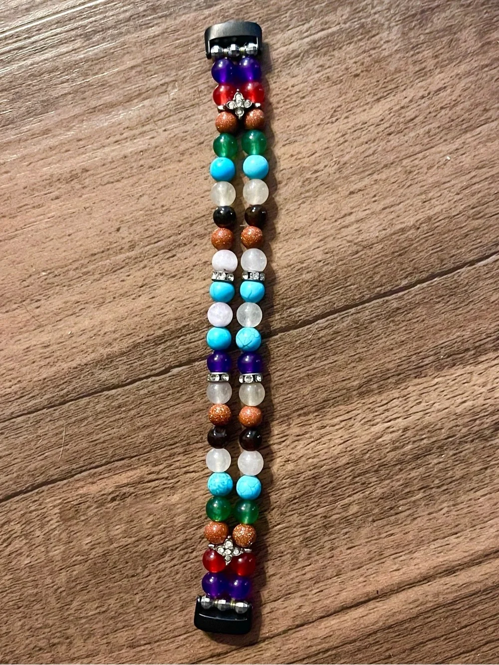 Fancy Beaded Stretch Replacement Wristband for Fitbit Luxe Fitness Tracker!